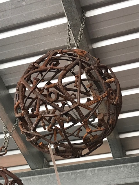 Decorative metal spheres - each one unique - Grand Ideas